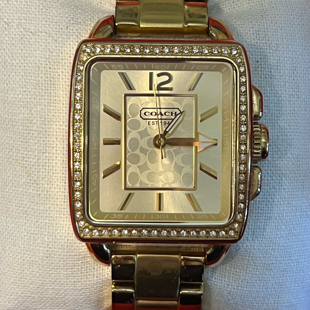 Ladies Coach Gold Watch - Picture 5 of 8
